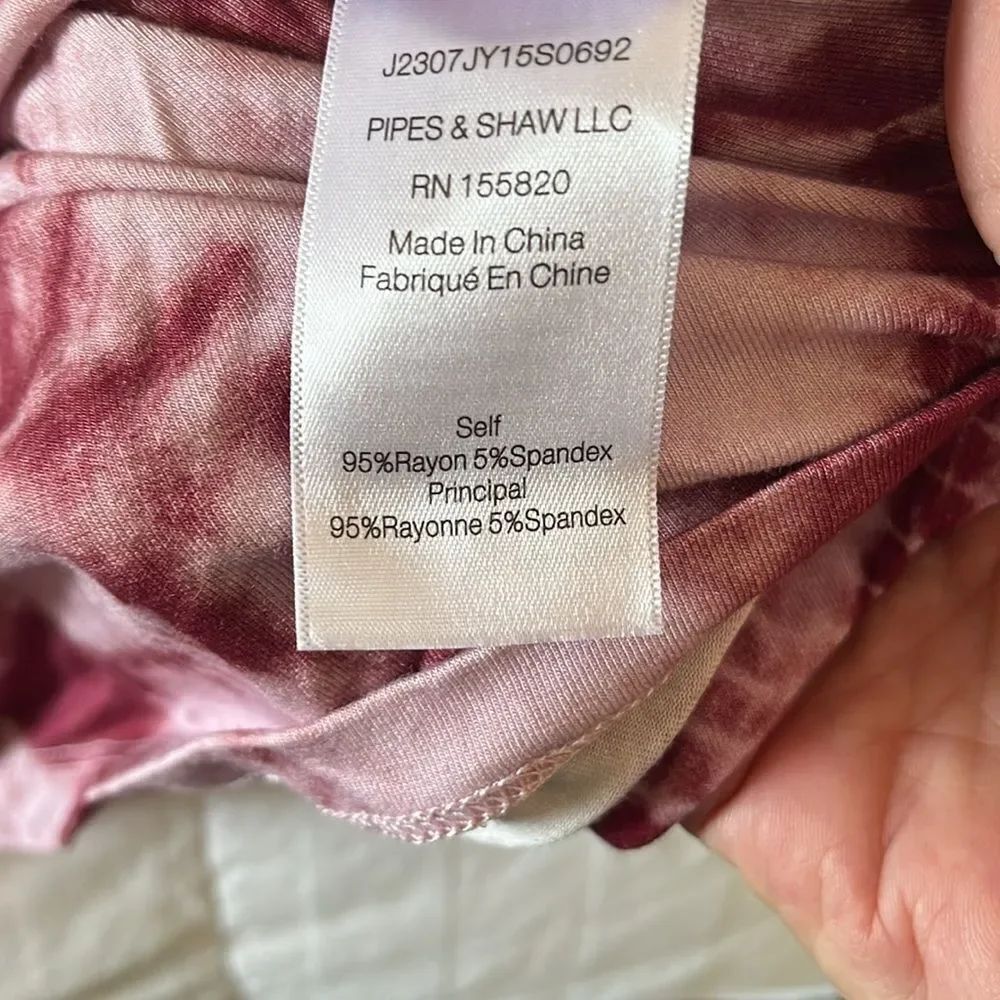 Veronica Beard Rhône Tank NWT Size L Raspberry Heather - Picture 7 of 8